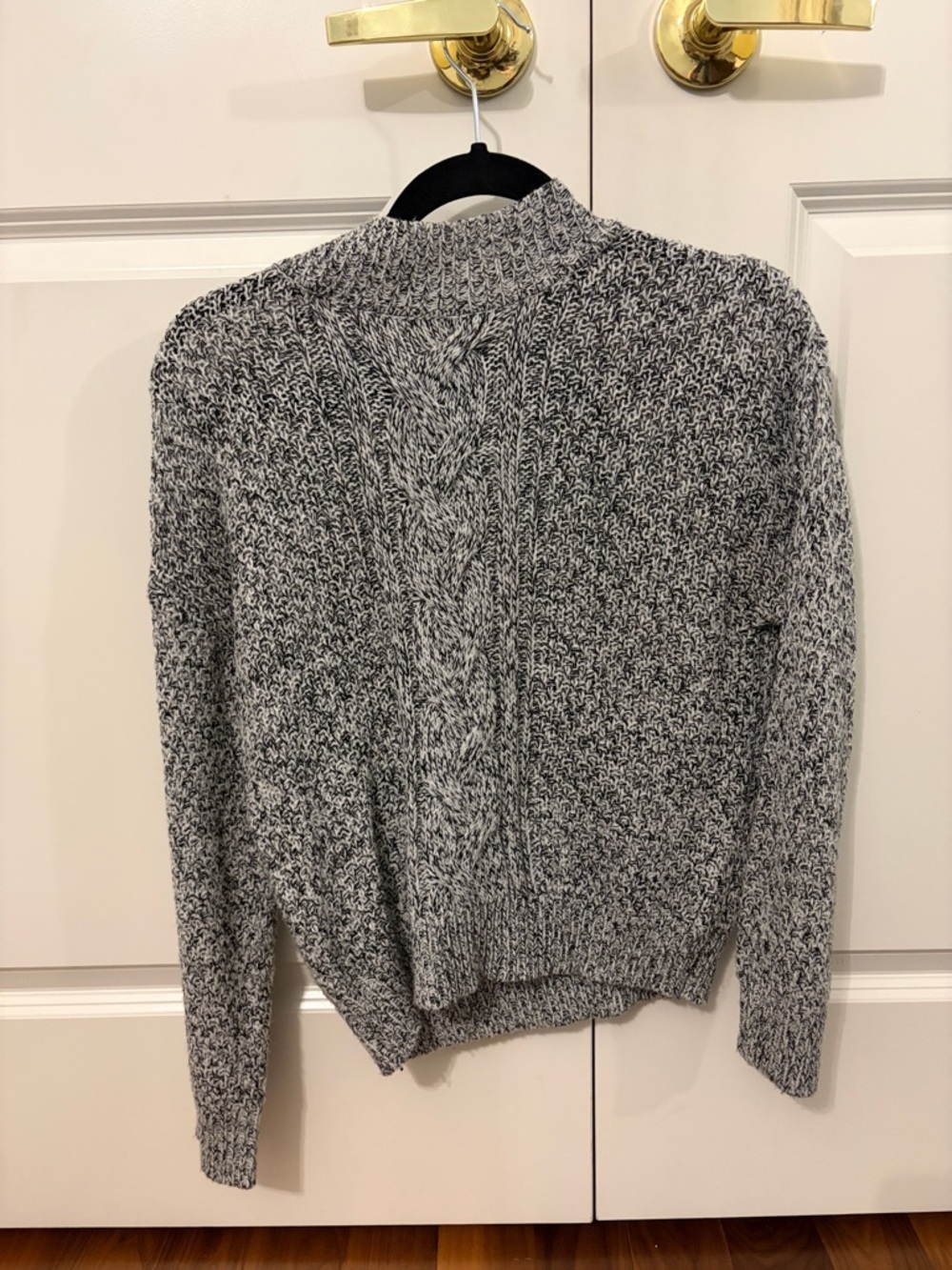 Dynamite Salt and Pepper Knit Sweater